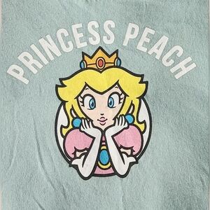Princess Peach cropped tshirt kids xs
